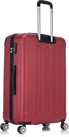 Чемодан Flexot® F-2045: набір з 3 шт., ручна поклажа, валіза на колесах, ручна поклажа (XL, рубіново-червоний)