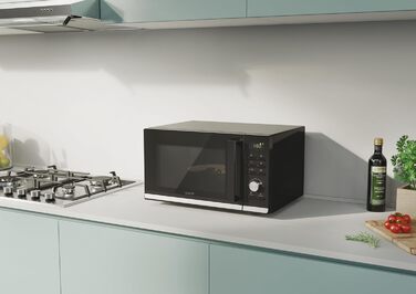 Мікрохвильова піч з грилем Candy CMGA25TNDB, 900 Вт, гриль 1000 Вт, 25 л, чорна