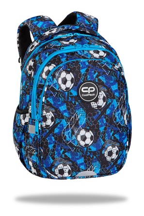 Багатовідсінковий шкільний рюкзак CoolPack (білий, чорний, синій), 21 л