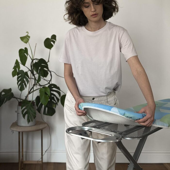 Покриття для прасувальної дошки Vileda Premium 2in1 для парогенераторів, 30-45 см x 110-130 см, срібно-сірий