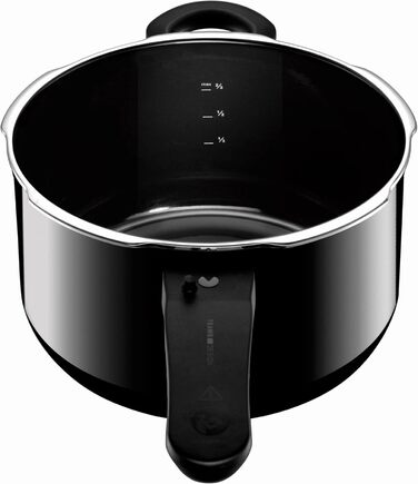Скороварка Silit Sicomatic t-Plus 2,5 л, силарганова, для індукції, 18 см, 3 режими, чорна, з одноручним регулятором