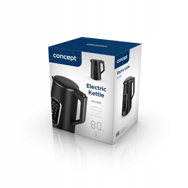 Електричний чайник Concept RK3385, 1850-2200 Вт, 1,7 л, чорний