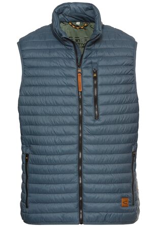 Жилет чоловічий camel active степований з переробленого поліаміду синього кольору (56 розмір)