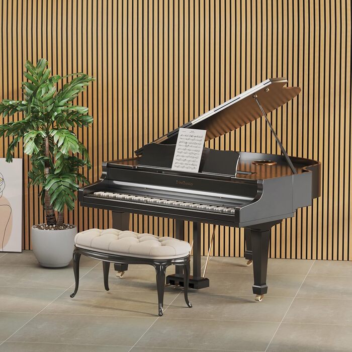 Акустичні панелі TONOR самоклеючі для звукоізоляції, 120x60x1.9 см, шумопоглинаючі панелі для студії, офісу та дому, колір Тик (набір 4 шт)