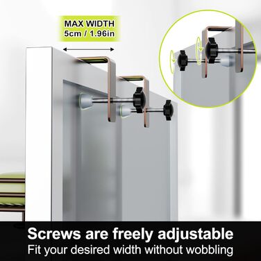 Регульована поличка для душу Orimade, 5 ярусів, сіра, з гачками та мильницею, нержавіюча сталь