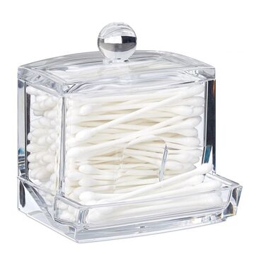 Relaxdays Cotton Swab Storage