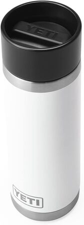 YETI Rambler Bottle with HotShot Lid, 18 oz (532 ml) (White)