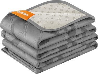 Водонепроникний килимок для собак Feandrea, 178 x 76 см, захист для авто/дивану, машинка миється, антиковзаюча підкладка, стеганий дизайн, сірий PPB025G01 M