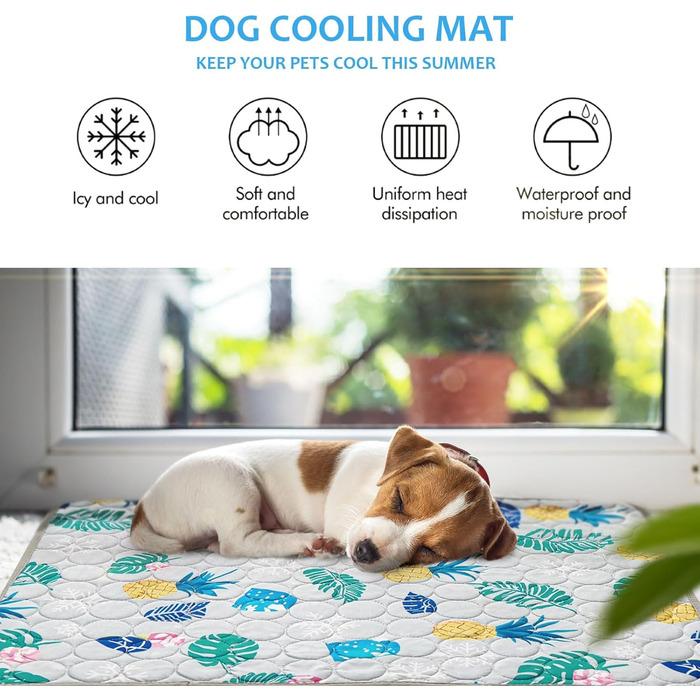 Килимок охолоджуючий для собак NIBESSER, самоохолоджуючий, 40x30 см, сірий (XS)