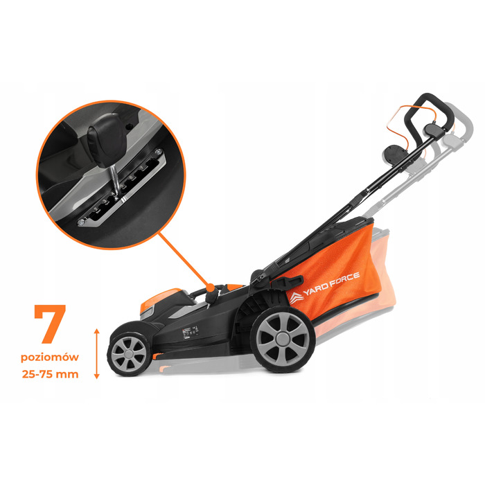 Акумуляторна газонокосарка Yard Force 44 см