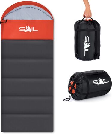 Спальний мішок SAIL Schlafsack One Оранжевий - 4 сезонний