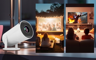 Смарт-проектор HY300 PRO LED Full HD з Wi-Fi та Android TV