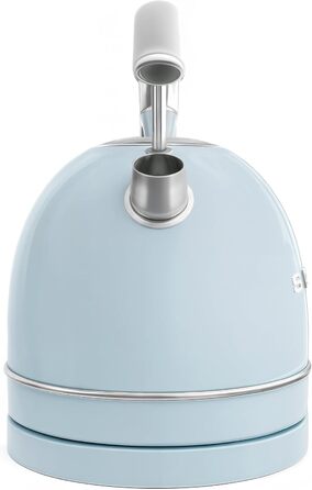 Електричний чайник SWEISS KTL6, Vintage, 1.5 л, нержавіюча сталь, блакитний, 2200 Вт