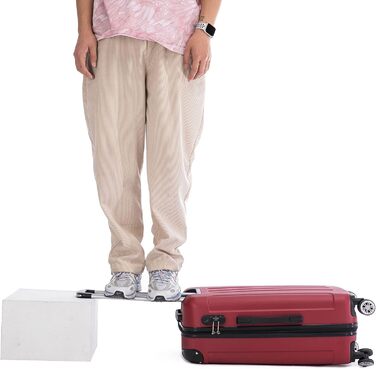 Чемодан Flexot® F-2045: набір з 3 шт., ручна поклажа, валіза на колесах, ручна поклажа (XL, рубіново-червоний)