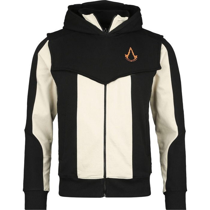 Чоловіча худі Assassin's Creed Mirage — чорна курт-худі з капюшоном Basim, ігровий мерч, розмір L