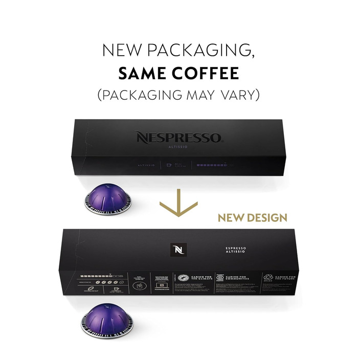 Капсули для кавомашини Nespresso VertuoLine Altissio, 50 шт.