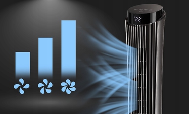 Колонний вентилятор Electo Electropro1, чорний