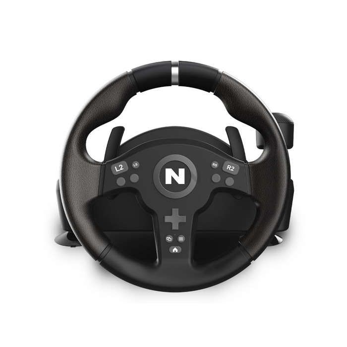 NITHO Drive Pro V200 - Руль для гонок з педалями та перемикачем передач, для PC, PS4, Xbox, 270° з вібрацією, сумісний з симуляторами