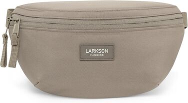 Поясна сумка LARKSON для жінок та чоловіків, м'ятного кольору - Finn. Ідеальна для спорту, активного відпочинку, міста, фестивалів. Стильна сумка через плече, водонепроникна (Gravel)