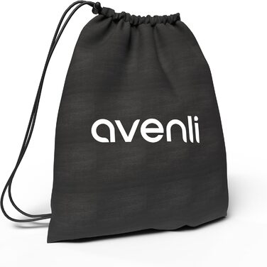 Надувний матрац-ліжко AVENLI для 2 осіб, 191x137x30 см з інтегрованою помпою, з флаоковою поверхнею, для кемпінгу та дому