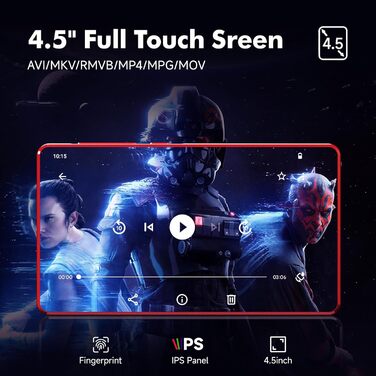 MP3 плеєр 163GB з Bluetooth, Spotify, WiFi, 4.5