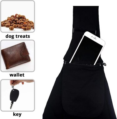 Чорна переносна сумка для собак та інших домашніх тварин, регульована, дихаюча, для прогулянок та активного відпочинку