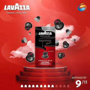 Кава Lavazza Espresso Maestro у капсулах для Nespresso Original, 100 шт, з нотками какао та карамелі, інтенсивність 8/13, темне обсмаження