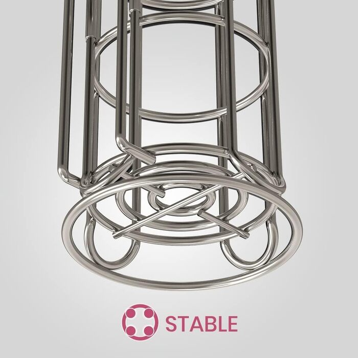 Тримач туалетного паперу TreeLen Mega Roll з нержавіючої сталі, тримач серветок та журналів, хромований, на 4 рулони