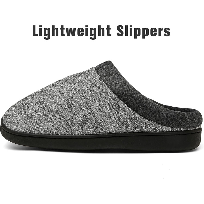 Тапочки жіночі Mishansha Herren зимові, халатні, з меморі-піною, антиковзкі, розмір 36-49 (світло-сірий, 37 EU)
