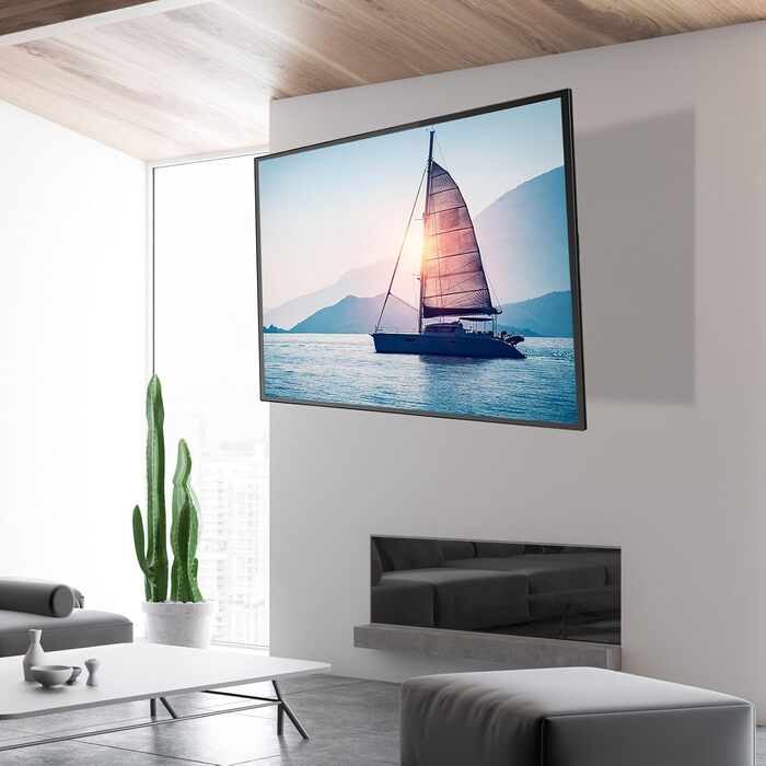 Настінне кріплення для телевізора CAVO Motion 32-80 дюймів, до 45 кг, VESA 400x400, поворотне, нахильне, універсальне для LED/LCD/OLED