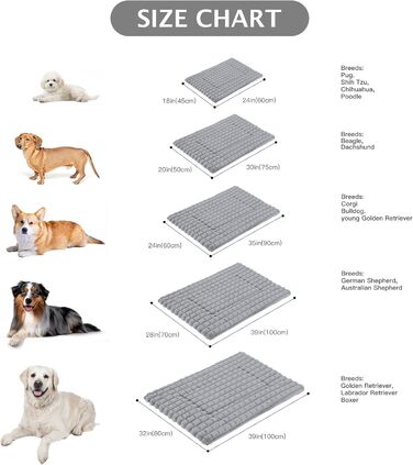 М'яке ортопедичне ліжко для собак BVAGSS, 60x45 см, сірого кольору. Зручна, миюча, з неслизьким дном. Підходить для собак маленьких, середніх та великих порід.