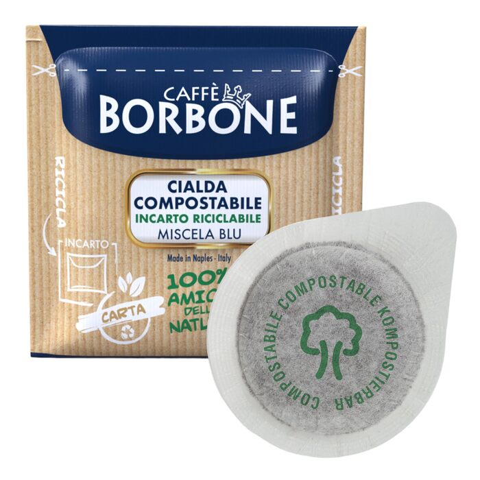 Кава в пoдах Caffe Borbone Miscela Blu (Синя суміш), ESE 44мм, солодка, 300 шт.