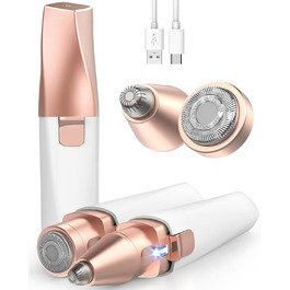 Електричний тример для брів та обличчя для жінок iFanzeTech: прецизійний триммер для брів та електричний жіночий гоління обличчя та бороди