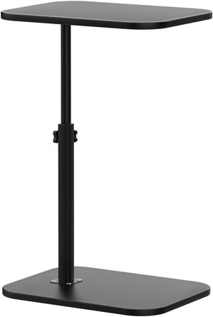 Стіл для ноутбука в ліжко, комп'ютерний стіл Lapdesk, складний Betttisch, регульований кут 360°, портативний, для книг (40 x 30 x 80 см, C-подібний, чорний)