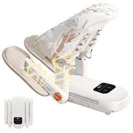 Електрична сушарка для взуття Herbst з 4 тримачами, таймером та 2 швидкостями для чобіт, лижних черевиків, шкарпеток та рукавичок