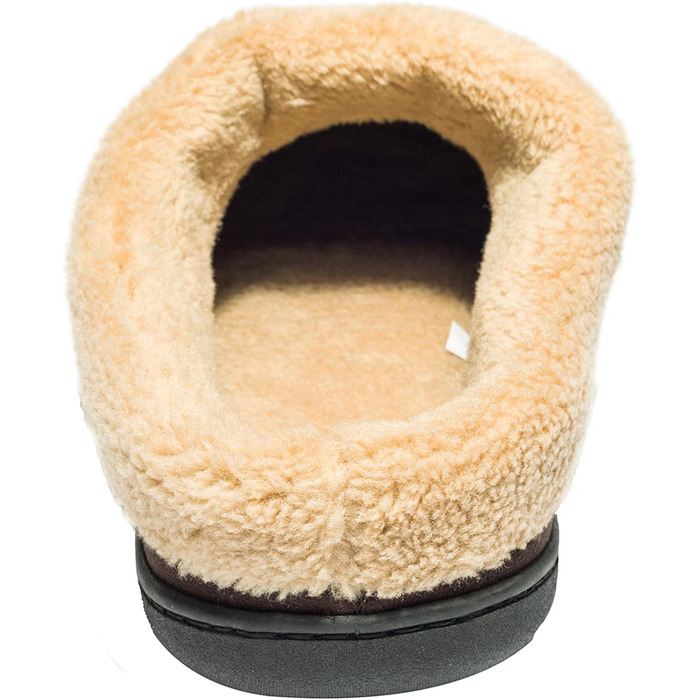 Домашні тапочки NewDenBer для чоловіків з піною Memory Foam, теплі, зручні, м'які, з плюшевою підкладкою, зимові, з неслизькою гумовою підошвою, 43/44 EU, Коричневий кавовий