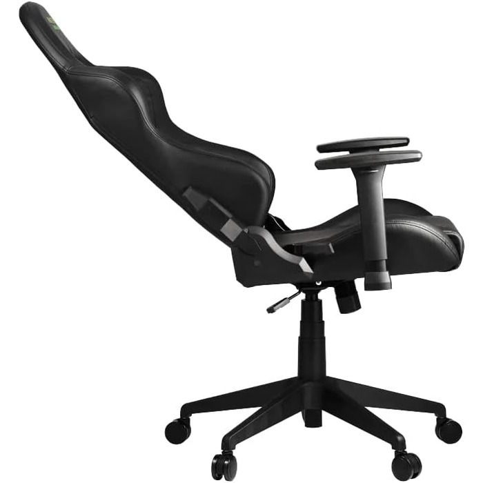 Ігрове крісло Razer TAROK Essentials Razer Edition від Zen Gaming, з лумбарною та шийною подушками, 3D-підлокітниками, чорне/зелене, унікальне