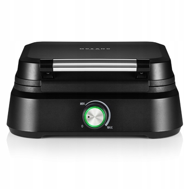 Вафельниця Mozano Smart 1500W, чорна (на 2 великі вафлі)
