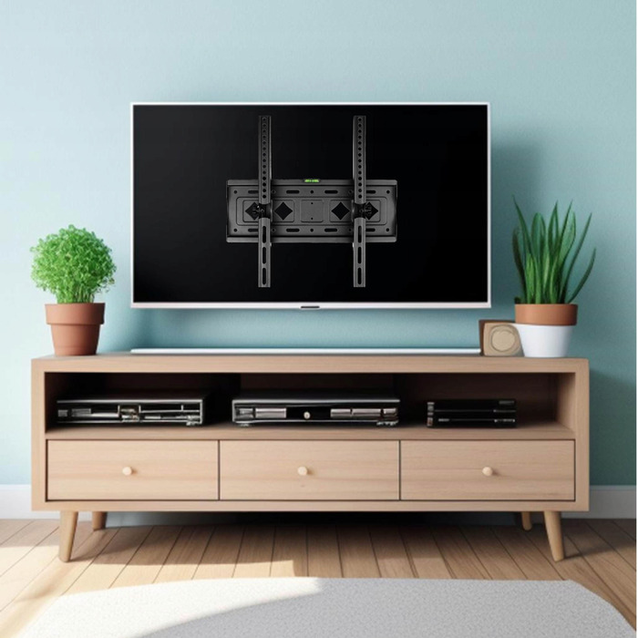 Кронштейн для телевізора 25-80 дюймів, до 80 кг, регульований навіс для ТВ