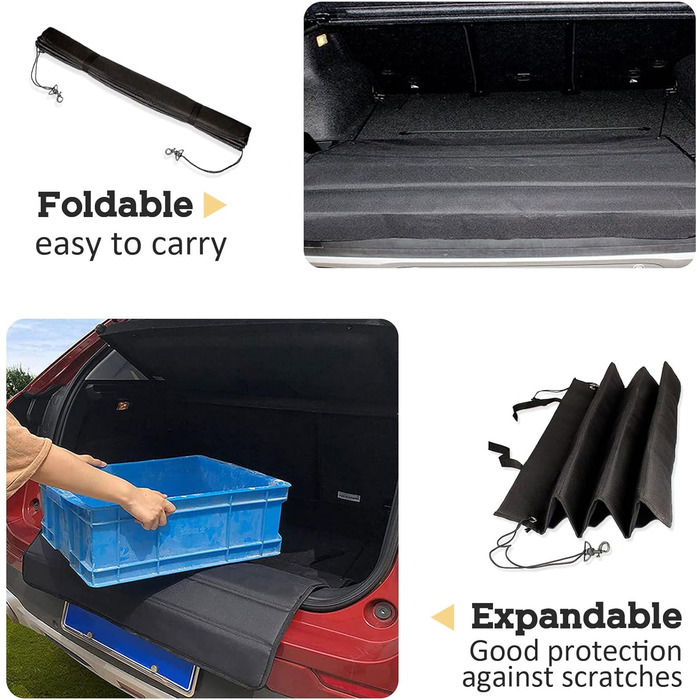 Захист для багажника автомобіля для собак, килимок у багажник, вологостійкий, стійкий до подряпин та розривів, 80x64 см (сірий)