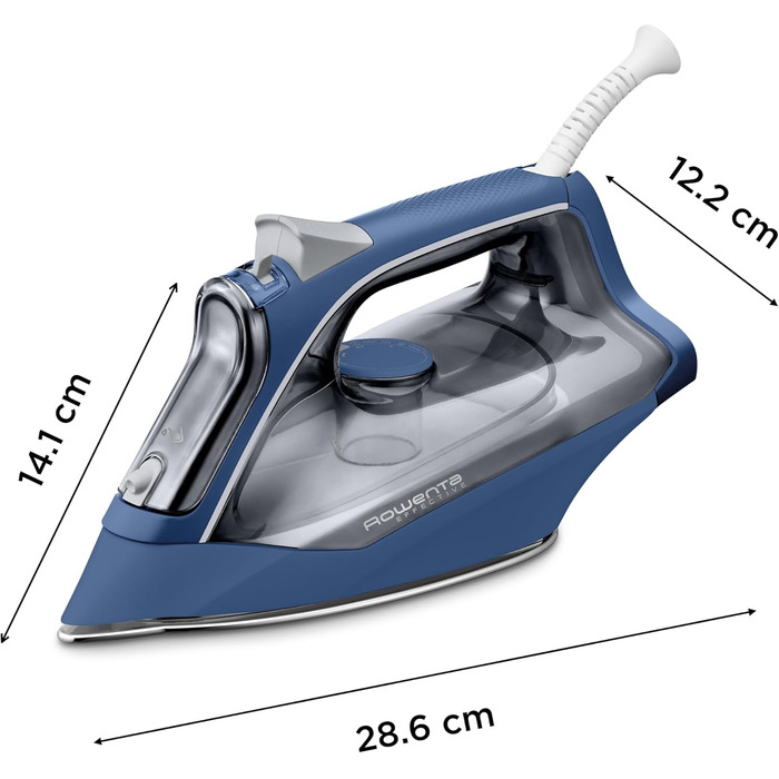 Праска Rowenta Acessteam DW4301: потужний пар, захист від накипу, Microsteam 300, блакитно-чорний