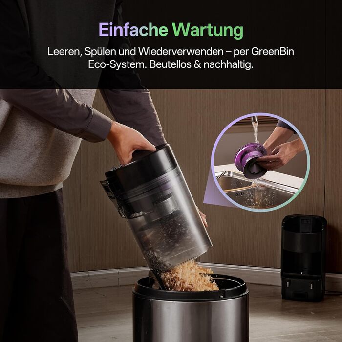 Робот-пилосос Vexilar W15 з функцією миття підлоги, бездротовий, 10000Pa, LiDAR, 180 хвилин, керування через додаток та голосовий помічник