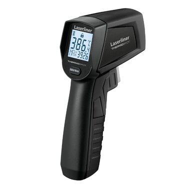 Лазерний термометр Laserliner ThermoSpot: вимірювання температури від -38°C до 365°C, 8-точкова лазерна точка, Auto-Hold, MAX-індикатор