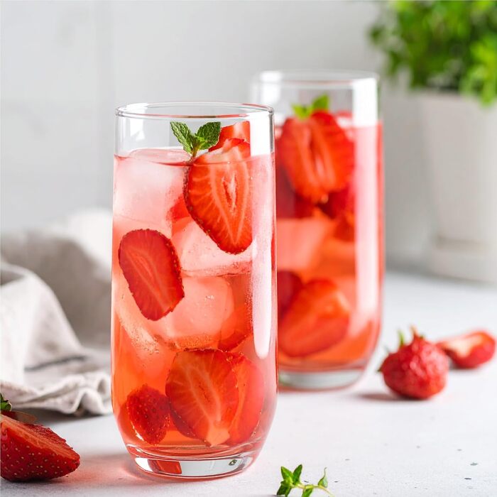 Набір склянок Glasmark KROSNO 1992 Longdrink 6 шт, 400 мл для води, коктейлів, високі склянки для напоїв, придатні для мийки в посудомийній машині