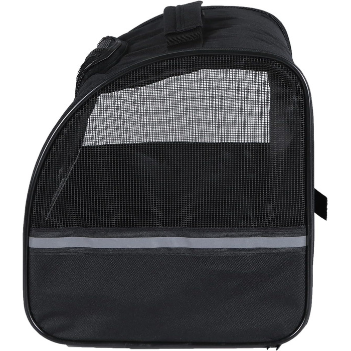 Чорна переносна сумка для собак H4L 38x28x30 см - переноска, транспортна коробка, сумка для собак