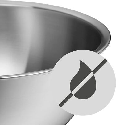 WMF Gourmet Bowl Set, 4-Piece, Stainless Steel Bowls for the Kitchen 1.0L - 3.5L, Mixing Bowls, Salad Bowls, Serving Bowls, Cromargan, Nesting