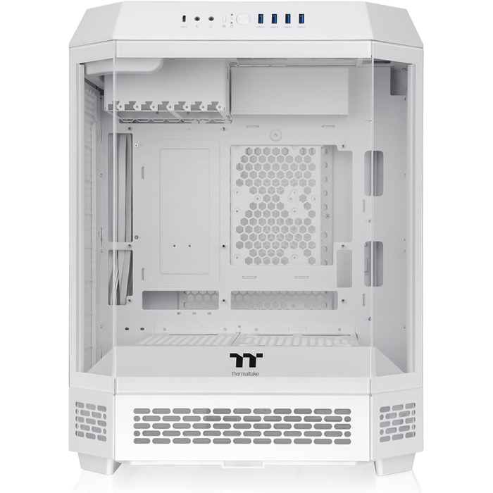 Корпус ПК Thermaltake The Tower 600 ATX Mid-Tower White з USB-C, підтримкою радіатора 420/360mm та 3 скляними панелями