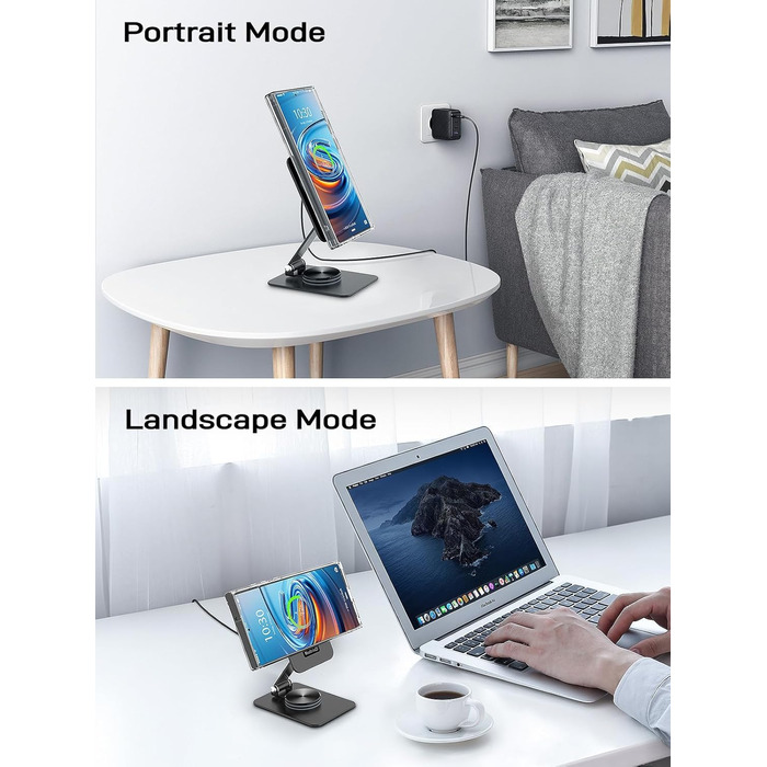 Бездротовий зарядний пристрій MagSafe для Samsung Galaxy S25 Ultra/S24, iPhone 16/15/14, Pixel 10/9 Pro/8, Android, білий/чорний