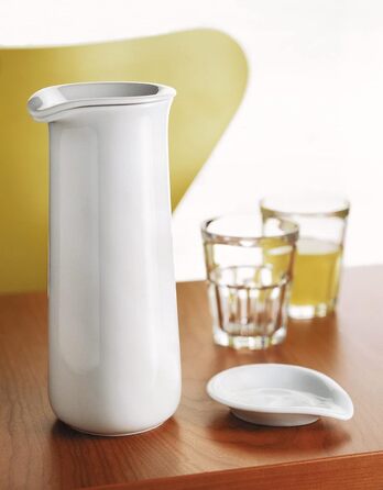 KAHLA 397758A90039C Five Senses Carafe 1.0 l | White pot 1000 ml made of porcelain
