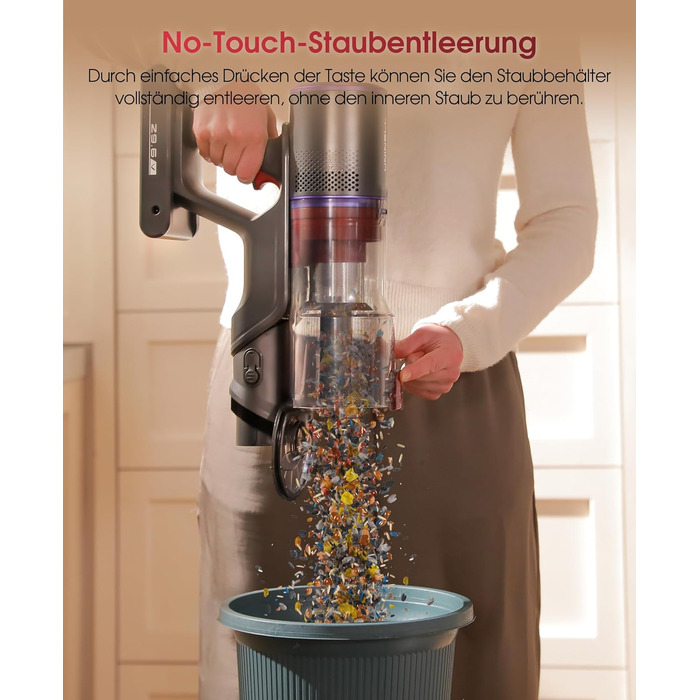 Бездротовий акумуляторний пилосос UNINELL HOME 50000Pa/580W, 70 хвилин роботи, LED-дисплей, антизаплутувана щітка, для твердих поверхонь, килимів, шерсті тварин